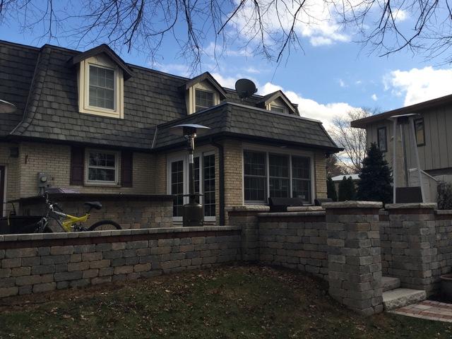 Another view of the rear of the home.
