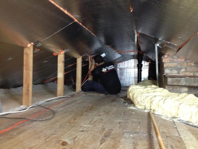 Attic After - Super Attic and Duct Sealing