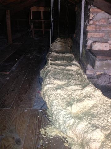 Spray Foam Ducts In the Attic