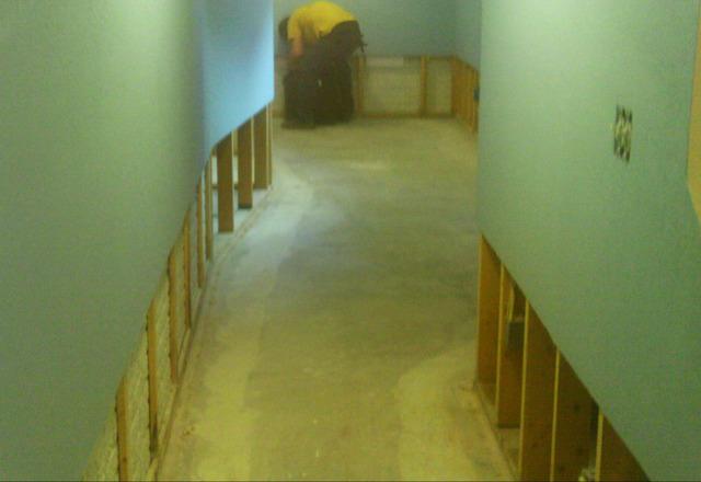 Basement Before Restoration 