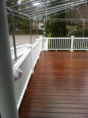 New Cannan-Exterior Wrap Around Deck