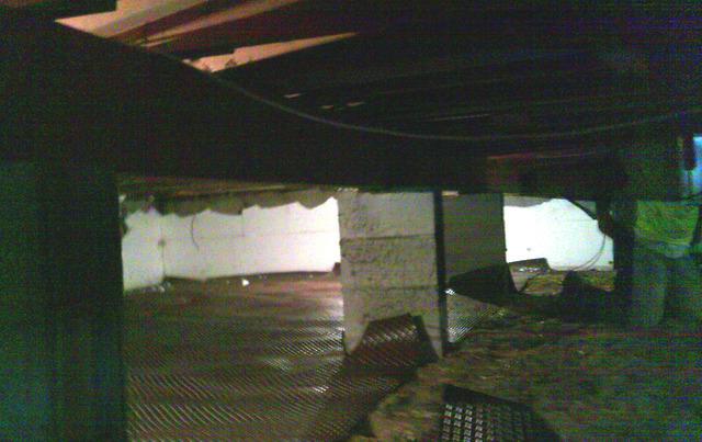 Installing Drainage Matting