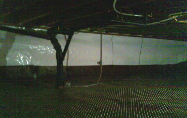 Drainage Matting Installed