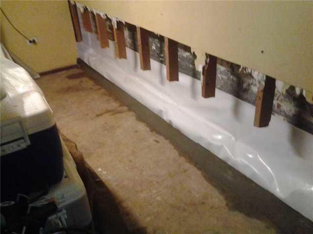 Finished Basement Drain Installation