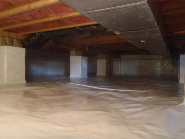 <p>Our CleanSpace® product covers and encapsulates your entire crawl space, protecting it and creating a more energy efficient space.  This covering prevents the elements from entering into the crawl space and also prevents the energy you pay for from exiting the crawl space, keeping your home in a more comfortable condition.</p>