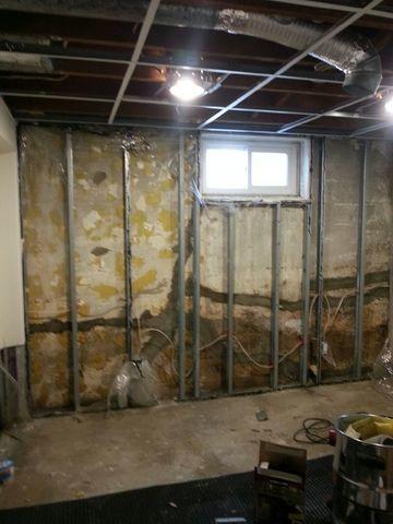 Bluemaxx Basement Systems Foundation Repair Photo Album Powerbrace Wall System Winnipeg Mb