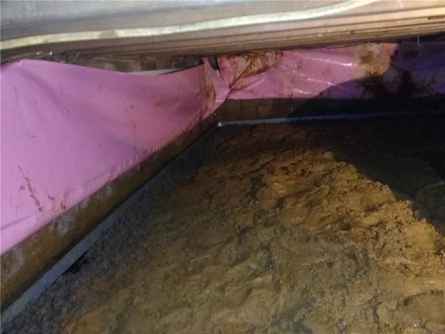 Musty, Ventilated Crawl Space