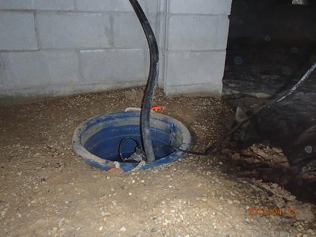 Old sump pump