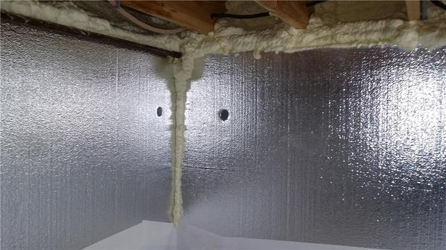 FrontPak Insulates Joists in Crawl Space