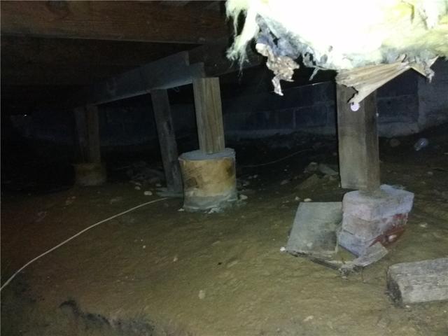 Sagging Crawl Space Beams