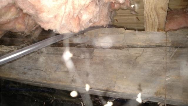 Failing Support Beam in Jackson Crawl Space