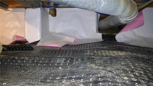 Drainage Matting in Place