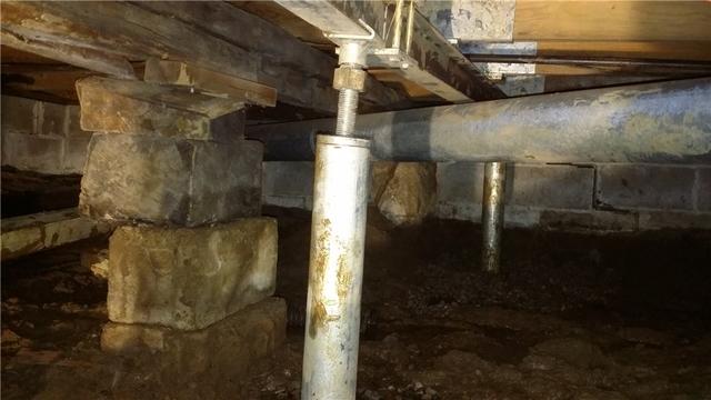 SmartJack Support Posts Stabilize Crawl Space