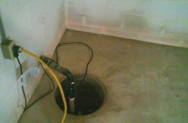 Inefficient Sump Pump