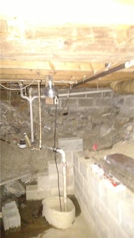 Crumbling Basement Wall in Reading Home