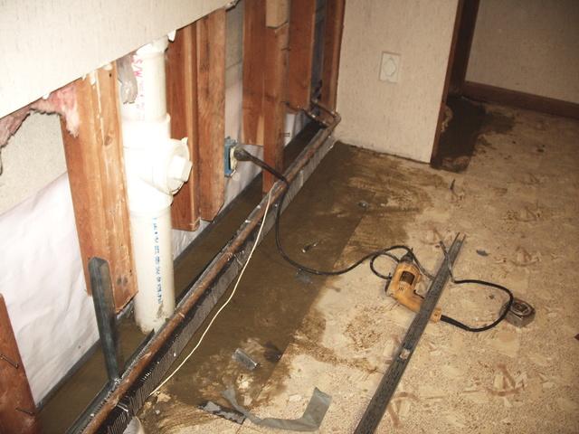 Half wall beign already removed.