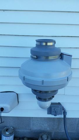 Installing Radon Mitigation System