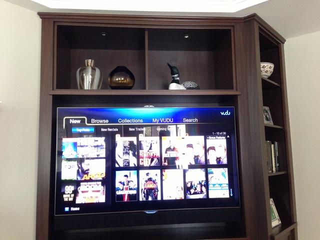 TV Cabinet with Samsung Flatscreen