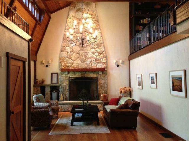 Barn fireplace