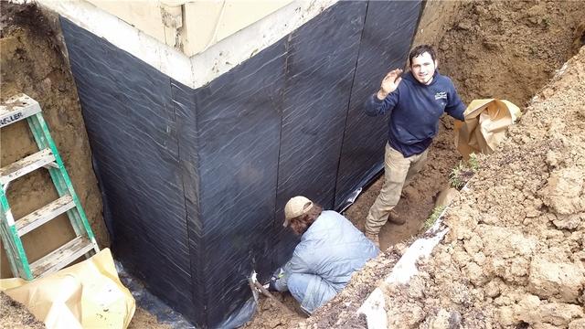 Sentry Seal Used to Waterproof Foundation from the Outside