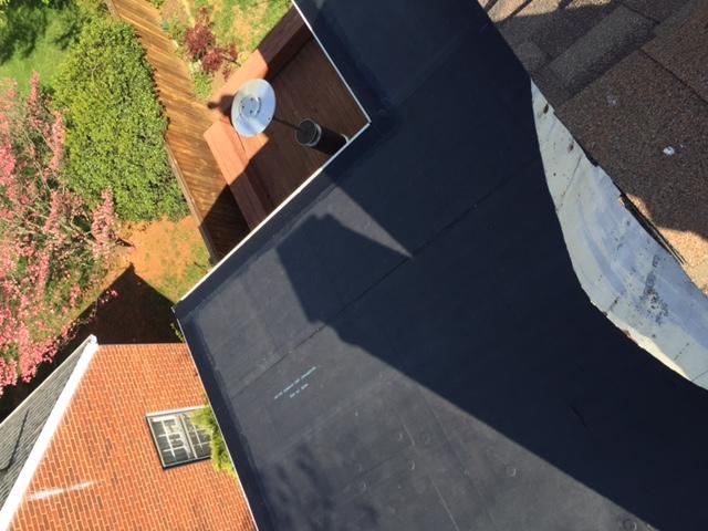 The Installed Roofing Material