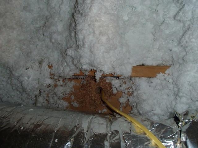 Air Leakage Around Wires in Middletown, DE Attic