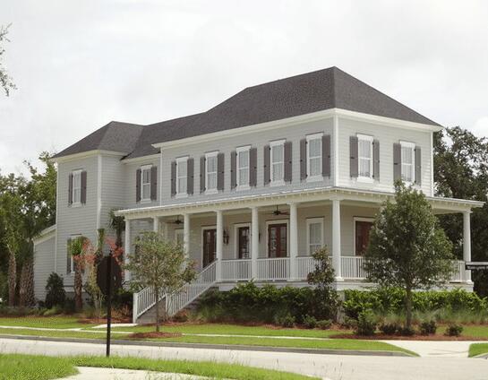 White Siding and Trim