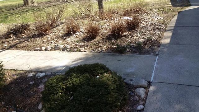 Side View of Sidewalk After PolyLEVEL Injection