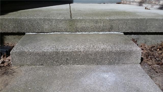 Front Steps Raised with PolyLEVEL