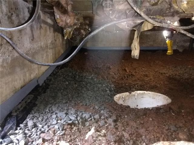 Crawl Space Drain Installation