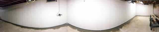 Waterproofed Basement