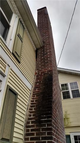 Hastings Chimney Pulling Away from House
