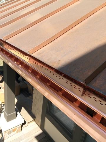 Copper Gutter Installation near Minnetonka, MN