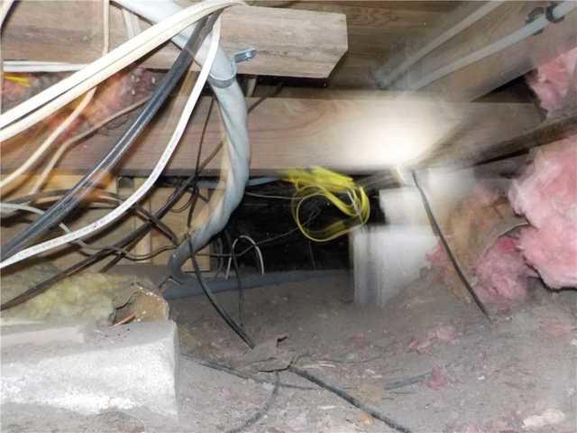 Messy Crawl Space After Huge Flood