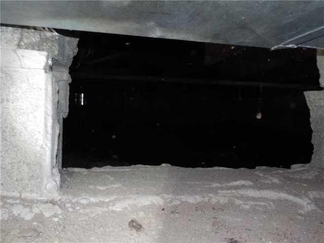 Ineffective Support Beams in Midland Crawl Space