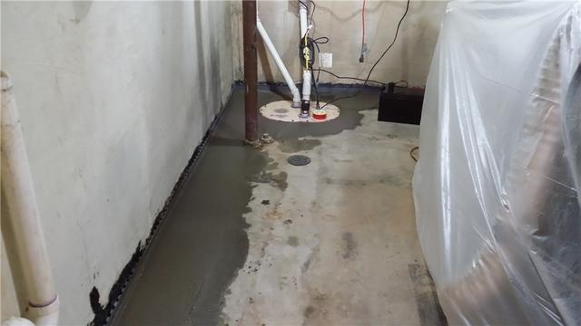 Completed Sump Pump Installation