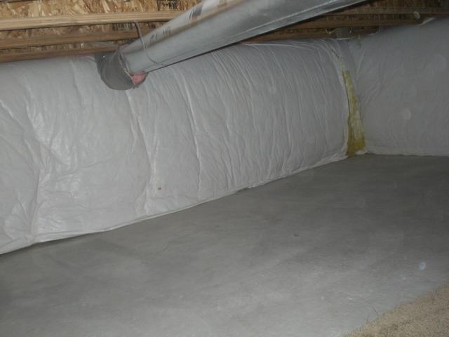 <p>The homeowner now has reduced energy costs after insulating the drafty crawl space.</p>