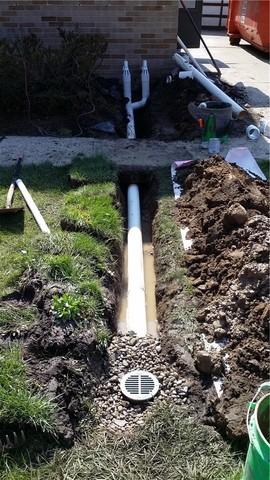 LawnScape Outlet Being Laid