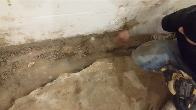 Cutting Floors for WaterGuard Installation