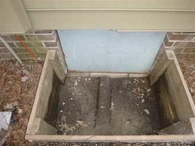 Old Crawl Space Door