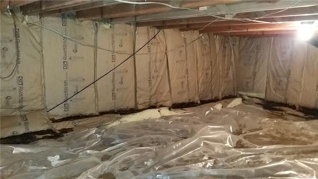 Stagnant Crawl Space in Mason, MI