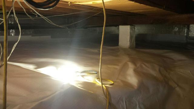 Vapor Barrier Installed
