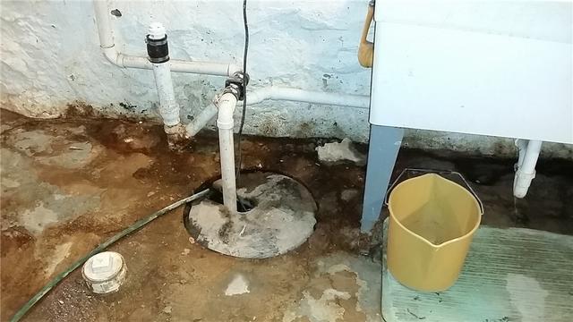 Inefficient Sump Pump Can't Handle Milan Basement Leak