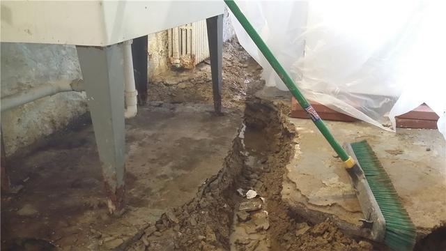 Removing the Floor for WaterGuard Installation