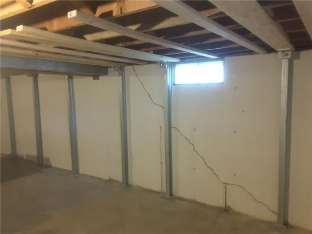 Woods Basement Systems Inc Foundation Repair Photo Album Wall Anchor And Power Brace Installation In Effingham Il