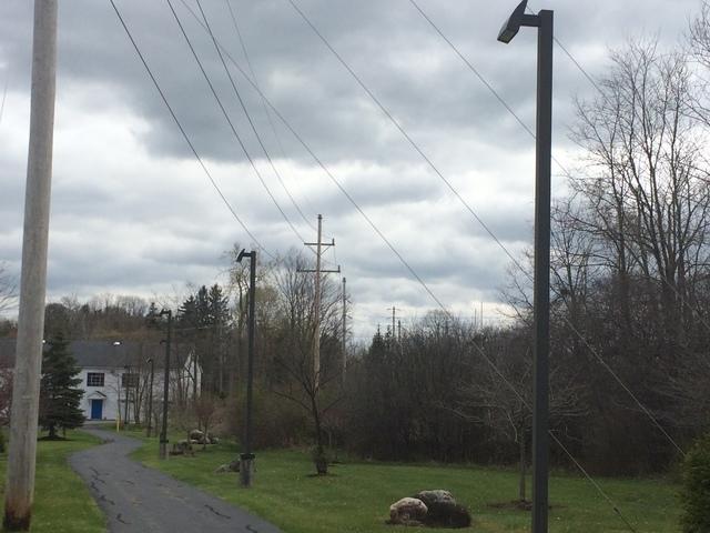 Pathway light installed in Newark