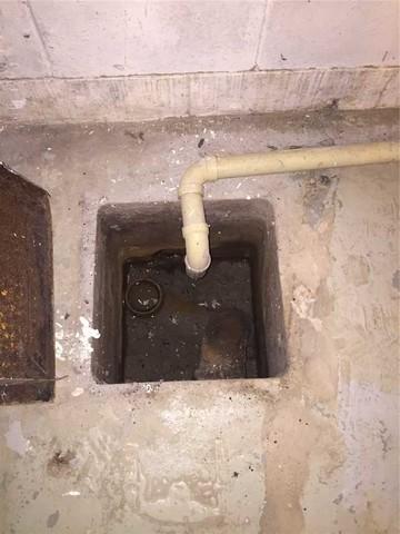 No Path to Existing Sump Pump in Hastings Basement