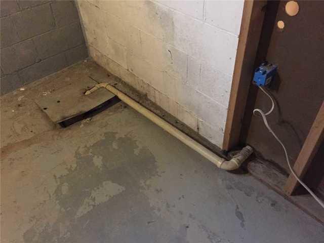 Existing Sump Pump and Discharge Line