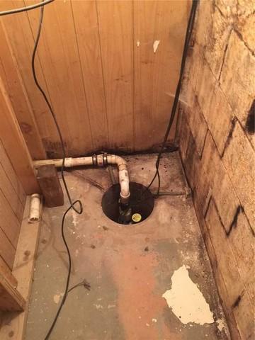 Secondary Sump Pump in Hastings Basement