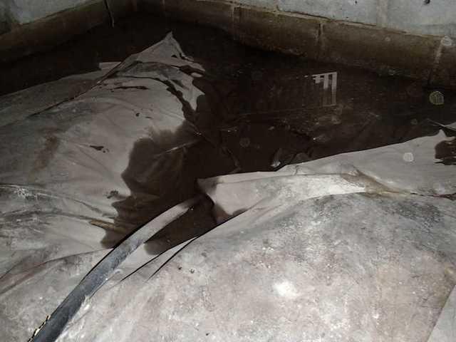 Standing Water in the Crawl Space